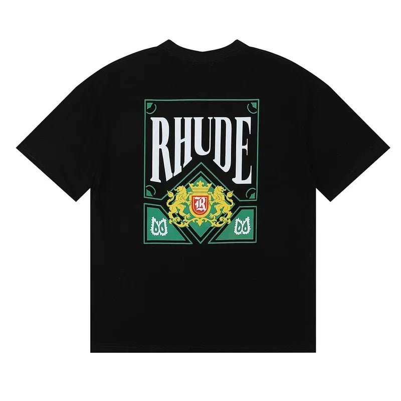 Rhude Crest Logo Back Print Oversized Tee