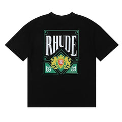 Rhude Crest Logo Back Print Oversized Tee